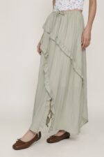 Luceia Ruffles Maxi Skirt - Image 4