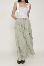 Luceia Ruffles Maxi Skirt - Image 5