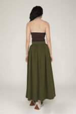 Magnus Nylon Zipper Maxi Skirt - Image 20