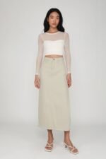Apollo Denim Maxi Skirt - Image 22