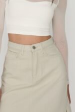 Apollo Denim Maxi Skirt - Image 25