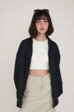 Martin Structured Oversized Shirt - Image 12