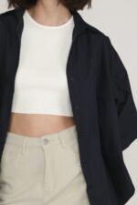 Martin Structured Oversized Shirt - Image 11