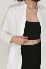 Martin Structured Oversized Shirt - Image 4