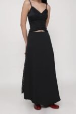 Neomi Side Lace Maxi Skirt - Image 17
