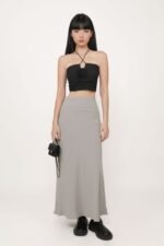 Carey Bias Cut Maxi Skirt - Image 34