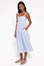 Ashtyn Maxi Dress - Cornflower Blue - Image 4