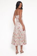 Botanique Midi Dress - Coral Wildflower - Image 5