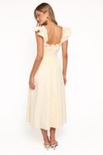 Bronte Midi Dress - Butter Yellow - Image 5