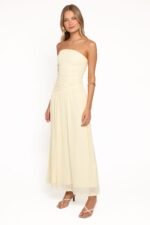 Calypso Maxi Dress - Butter Yellow - Image 4