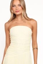 Calypso Maxi Dress - Butter Yellow - Image 3