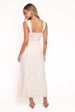 Caty Maxi Dress - Red Polka Dot - Image 5