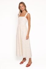 Caty Maxi Dress - Red Polka Dot - Image 4