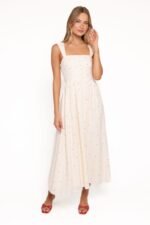 Caty Maxi Dress - Red Polka Dot - Image 6