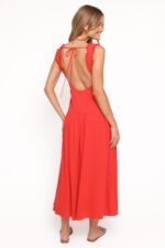 Joann Midi Dress - Red - Image 5