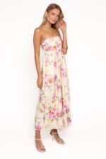 Kayt Strapless Dress - Yellow Petunia - Image 4