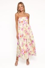 Kayt Strapless Dress - Yellow Petunia - Image 6