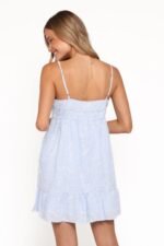 Keaton Mini Dress - Cornflower Blue - Image 5