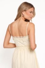 Kiana Midi Dress - Pale Yellow - Image 6