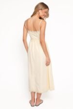 Kiana Midi Dress - Pale Yellow - Image 5