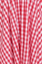 Naima Mini Dress - Red Gingham - Image 6
