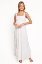 Reid Maxi Dress - White - Image 2