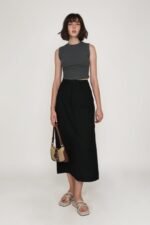 Petite Flyn Tailored Maxi Skirt - Image 6