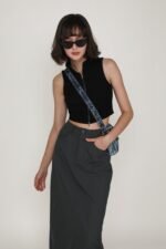 Petite Flyn Tailored Maxi Skirt - Image 9