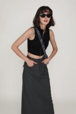 Petite Flyn Tailored Maxi Skirt - Image 11