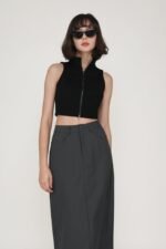 Petite Flyn Tailored Maxi Skirt - Image 12