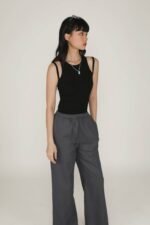 Petite Kierra Drawstring Linen Pants - Image 15