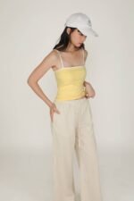 Petite Kierra Drawstring Linen Pants - Image 8