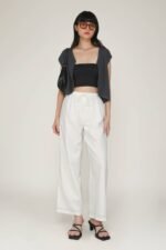 Petite Kierra Drawstring Linen Pants - Image 12