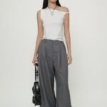 Petite Zena Tailored Pleated Pants
