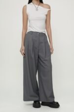 Petite Zena Tailored Pleated Pants - Image 3