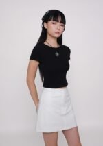 Peyton Basic Linen Skorts - Image 6
