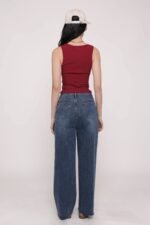 Regular Louise Frayed Hem Denim Jeans Version 2 - Image 17