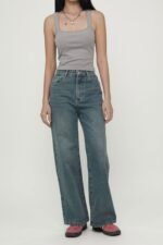 Petite Klaude Straight Leg Denim Jeans Version 2 - Image 20
