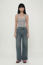 Petite Klaude Straight Leg Denim Jeans Version 2 - Image 3