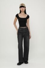 Petite Klaude Straight Leg Denim Jeans Version 2 - Image 30