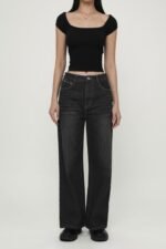 Petite Klaude Straight Leg Denim Jeans Version 2 - Image 29