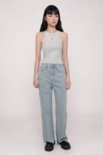 Regular Louise Frayed Hem Denim Jeans Version 2 - Image 21