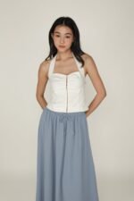 Rylee Drawstring Flare Maxi Skirt - Image 19