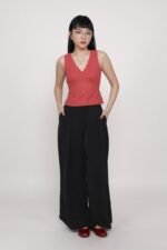 Samuel Pleated Wide Leg Pants - Image 3