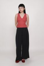 Samuel Pleated Wide Leg Pants - Image 4