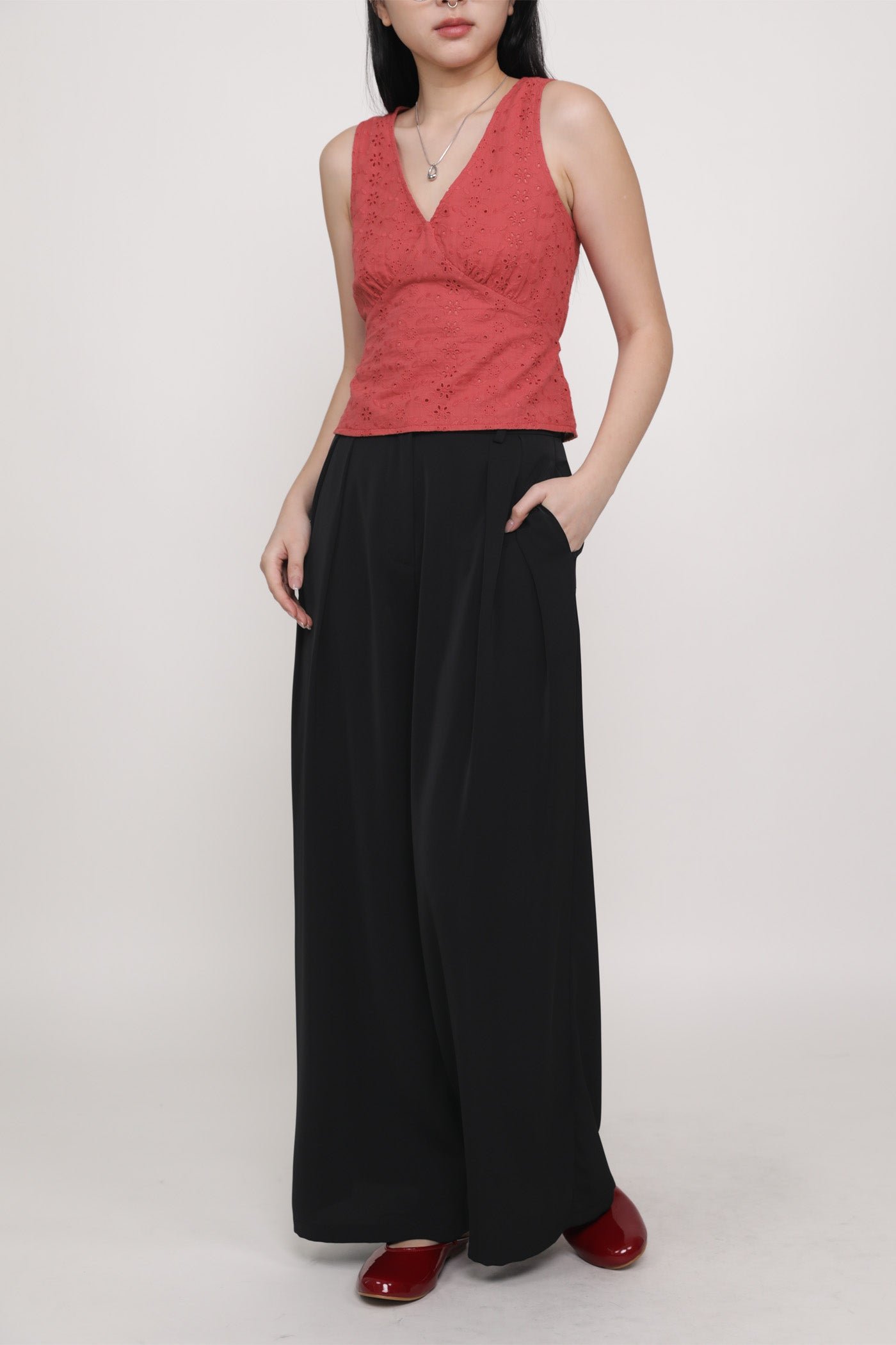 samuel-black-pleated-wide-leg-pants-image-5-the-tinsel-rack-singapore Samuel Pleated Wide Leg Pants - Image 1