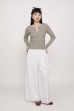 Samuel Pleated Wide Leg Pants - Image 9