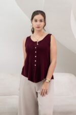 Sarah Reversible Button Tank - Image 5