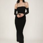 Shona Mesh Maxi Skirt