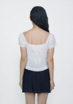 Skye Pleated Denim Skorts - Image 15